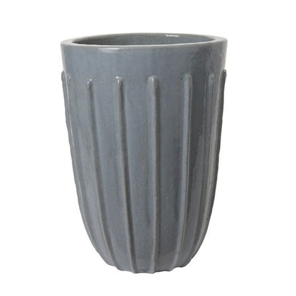 Orbison Blue Ceramic Planter By Accent Decor- 3 Sizes | Planters, Troughs & Cachepots | Modishstore - 6