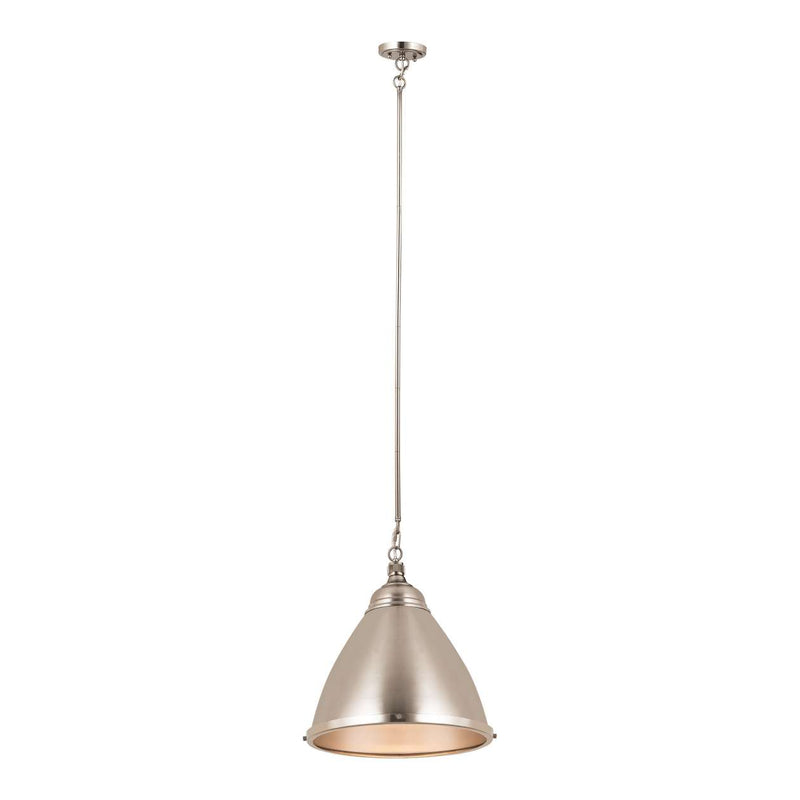 Katelyn 1-Light mini pendant in Brushed Steel ELK Lighting | Pendant Lamp | Modishstore