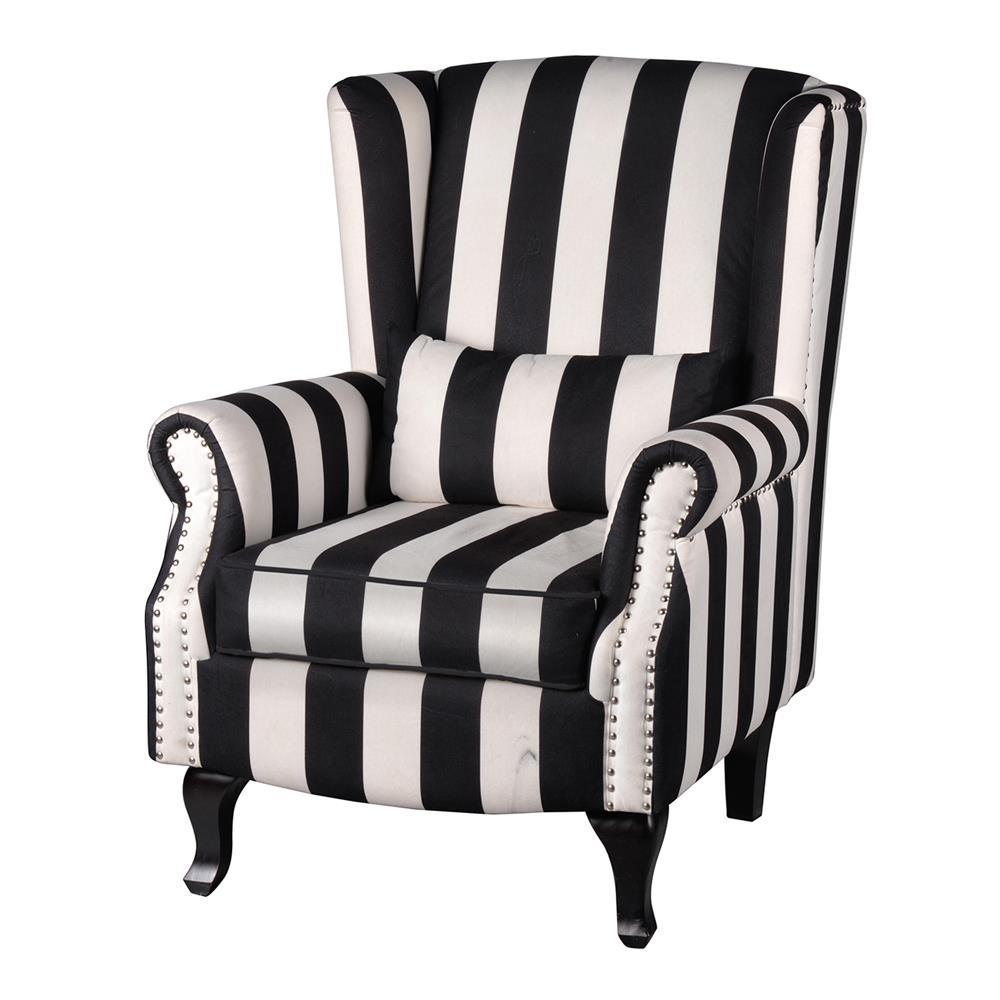 Black 2025 striped chair