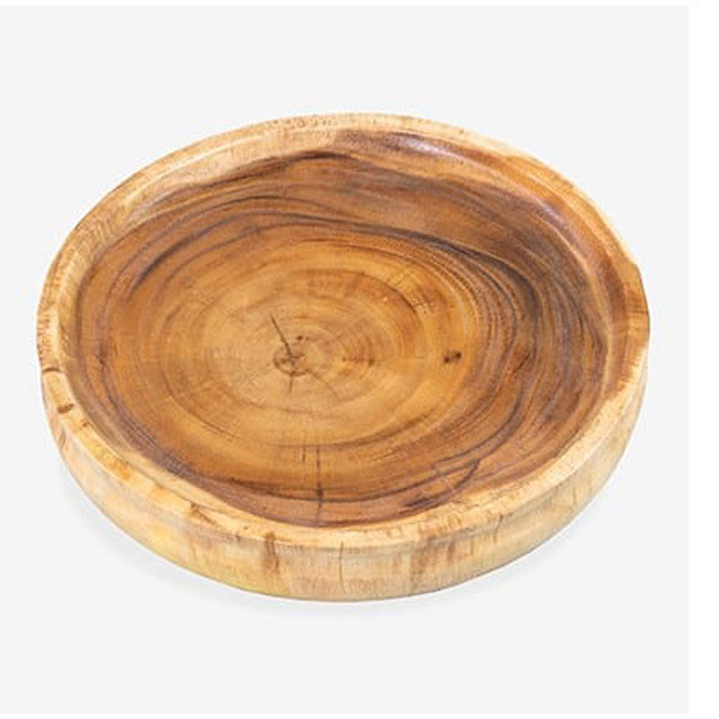 Linkwood Teak Wood Charger Tray - by Jeffan | Trays | Modishstore