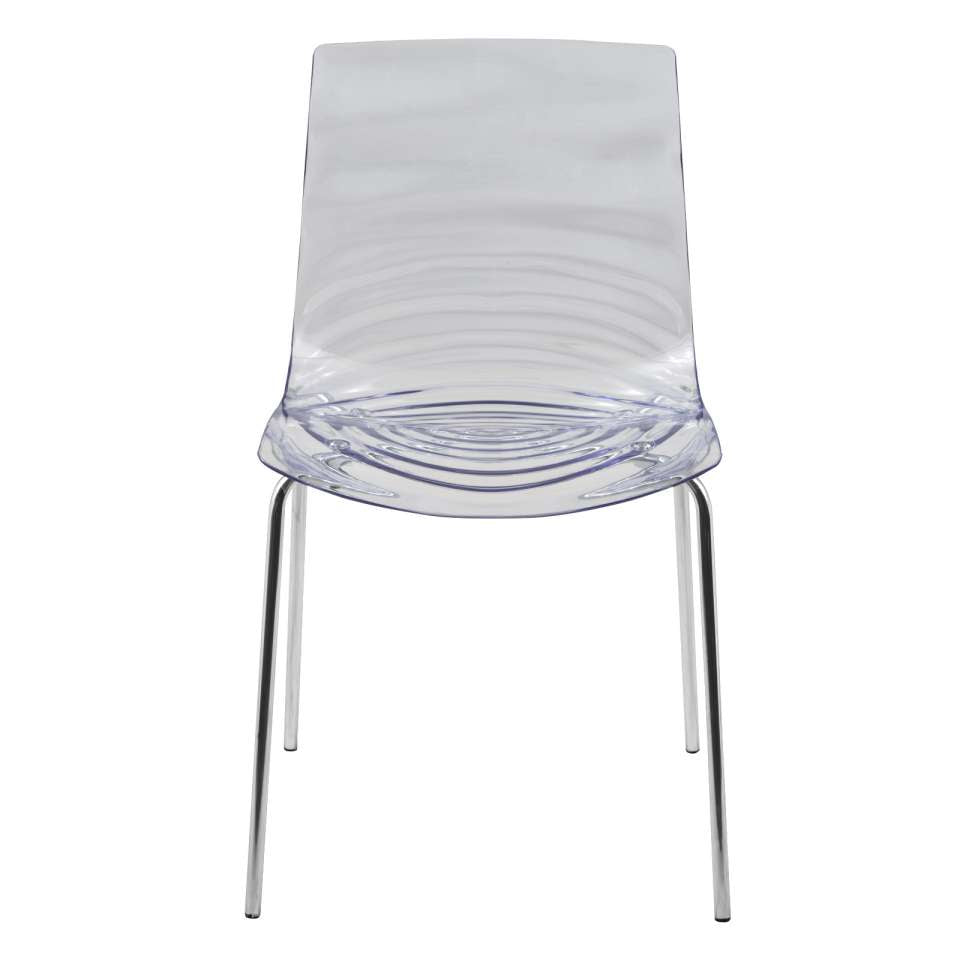 LeisureMod Astor Water Ripple Design Dining Chair Set of 4 | Dining Chairs | Modishstore - 9