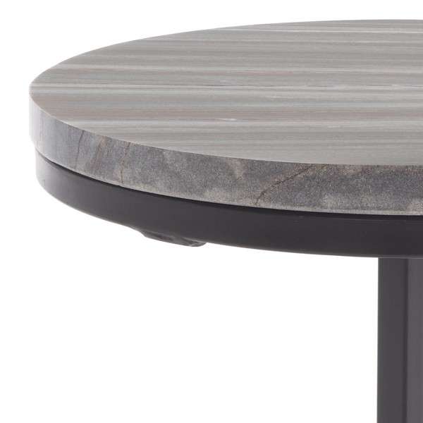 Safavieh Hiten Drink Table - Gray Marble | Accent Tables | Modishstore - 2