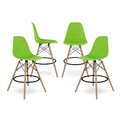 Pyramid Counter Stool, Green By World Modern Design | Counter Stools | Modishstore - 7