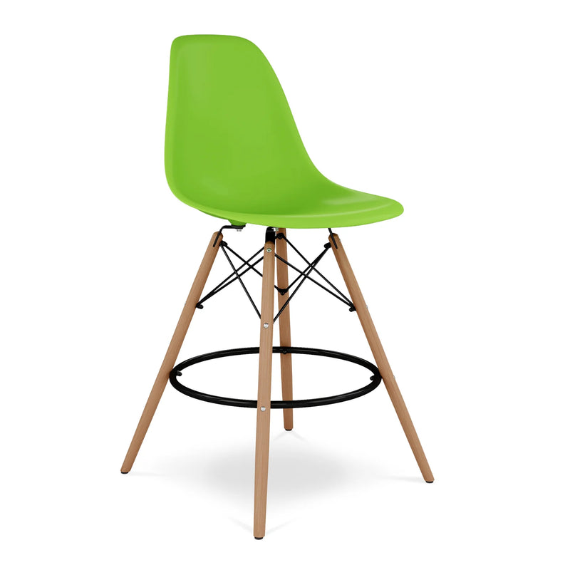 Pyramid Counter Stool, Green By World Modern Design | Counter Stools | Modishstore