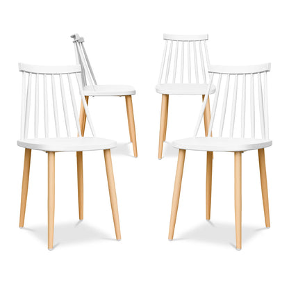 Spindle Dining Chair, White By World Modern Design | Dining Chairs | Modishstore - 8