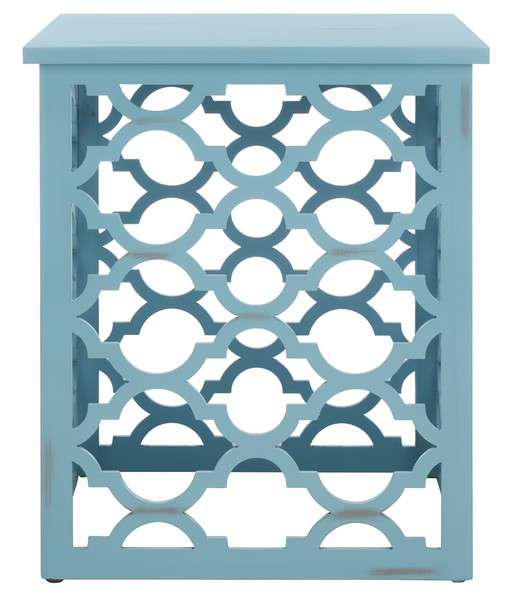 Safavieh Lonny End Table - Blue | Accent Tables | Modishstore - 2