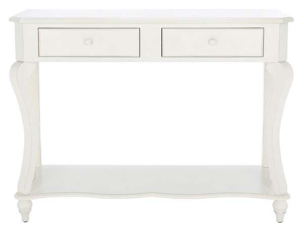 Safavieh Katie Console With 2 Storage Drawer - Cream | Console Tables | Modishstore - 2