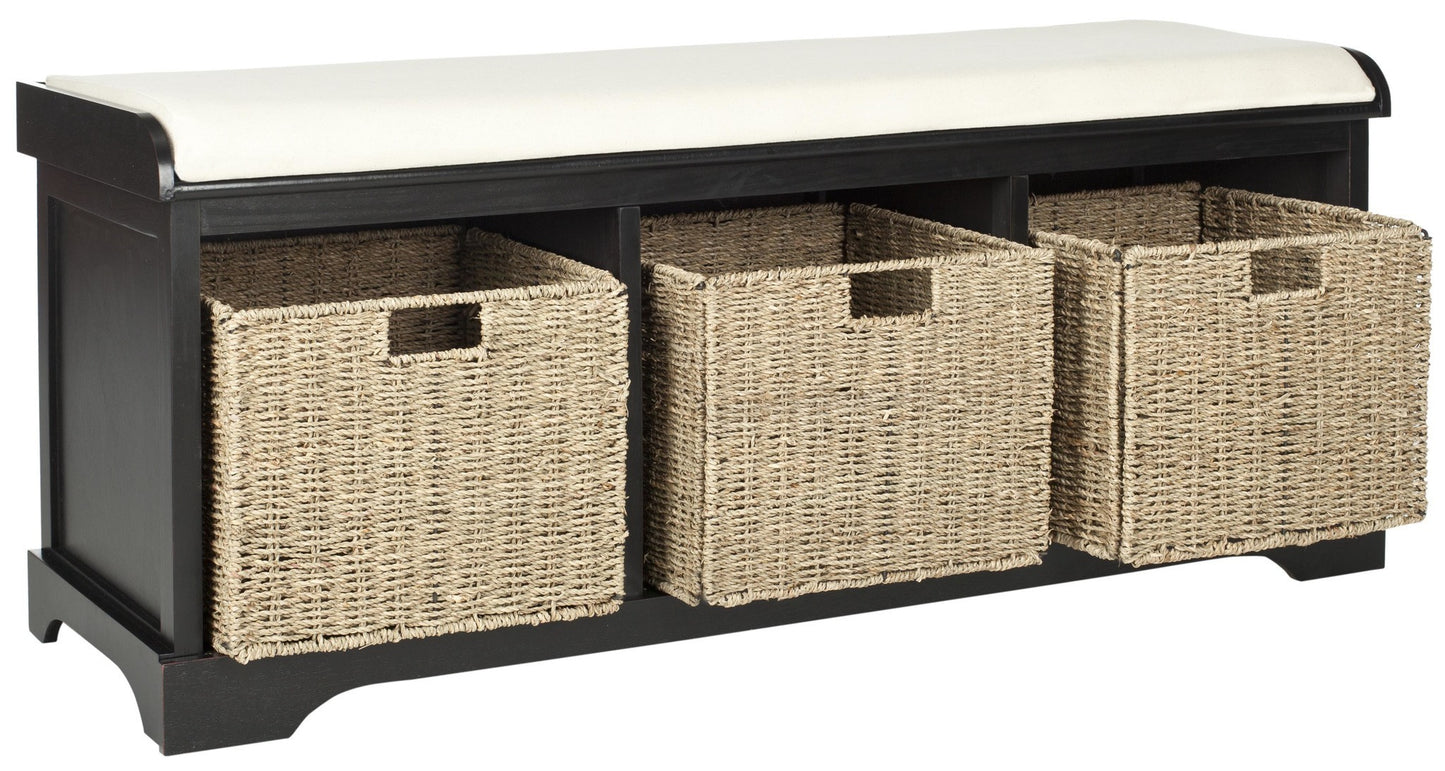 Safavieh Lonan  Wicker Storage Bench | Benches | Modishstore - 18