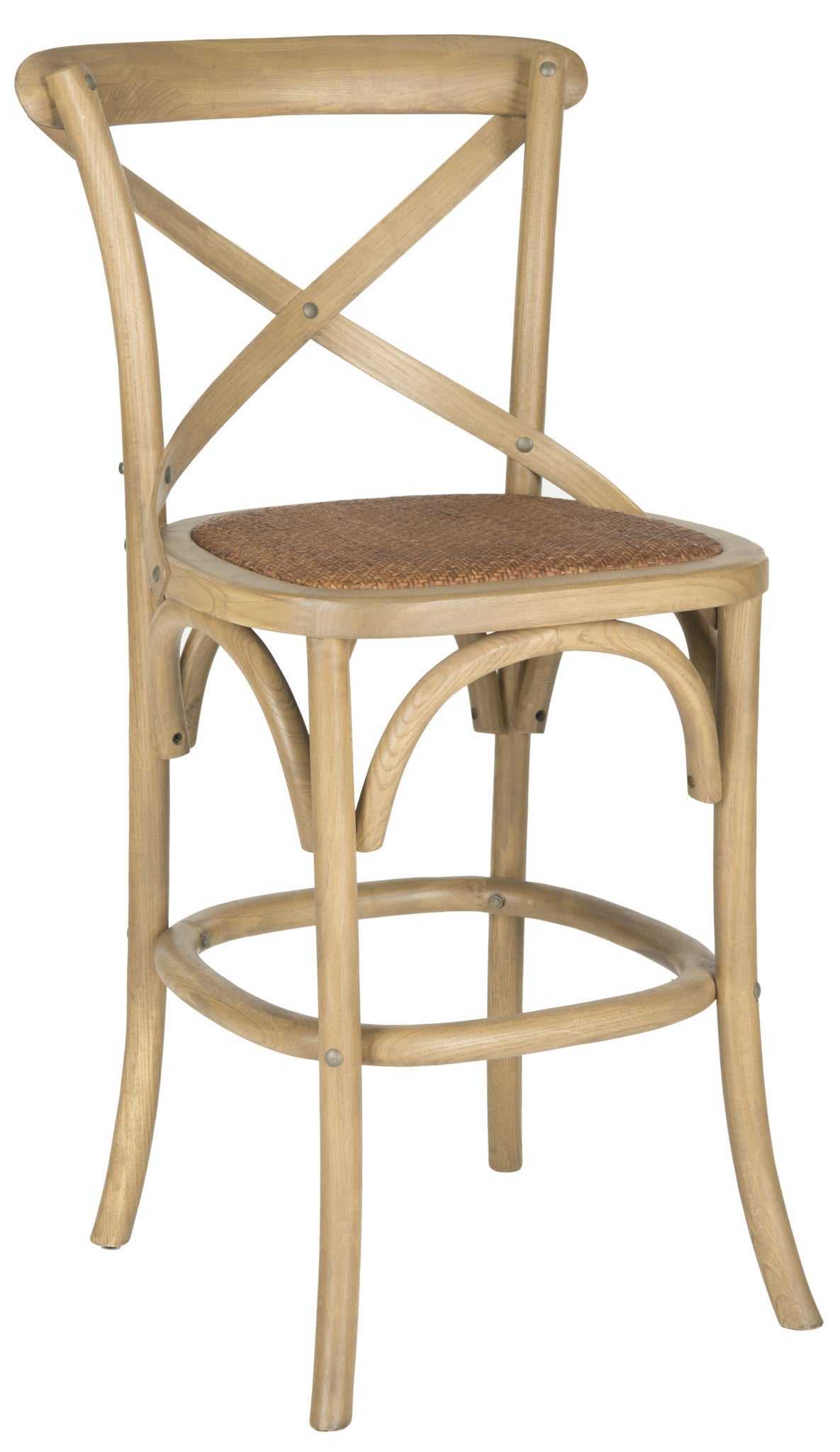 Safavieh Franklin X Back Counter Stool | Counter Stools | Modishstore - 4