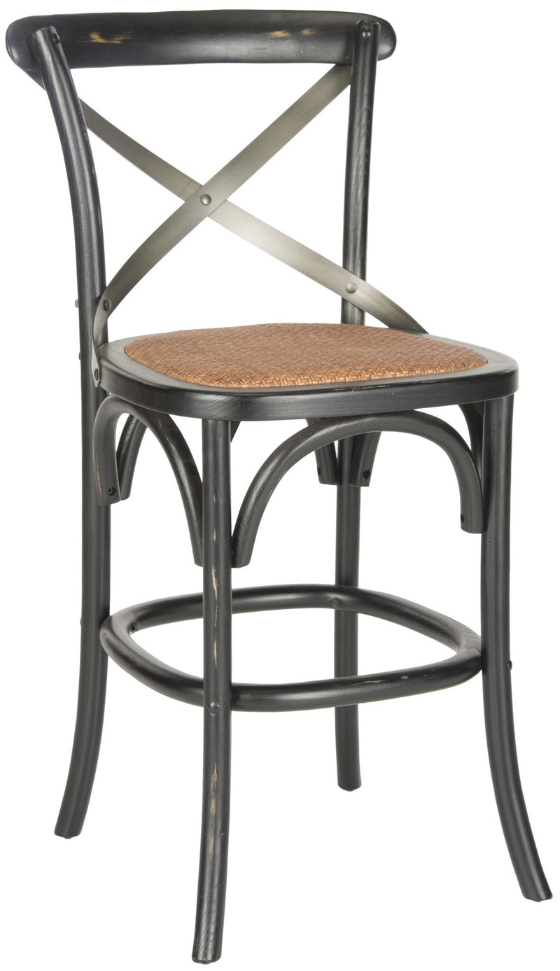 Safavieh Eleanor X Back Counter Stool | Counter Stools | Modishstore - 3