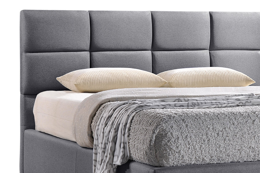 Baxton Studio Sophie Modern and Contemporary Grey Fabric