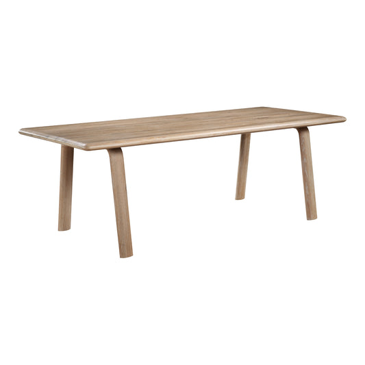 Malibu Dining Table White Oak By Moe's Home Collection | Dining Tables | Modishstore - 1