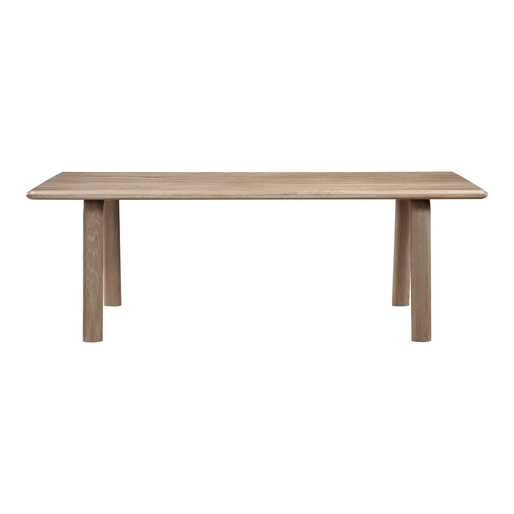 Malibu Dining Table White Oak By Moe's Home Collection | Dining Tables | Modishstore - 2