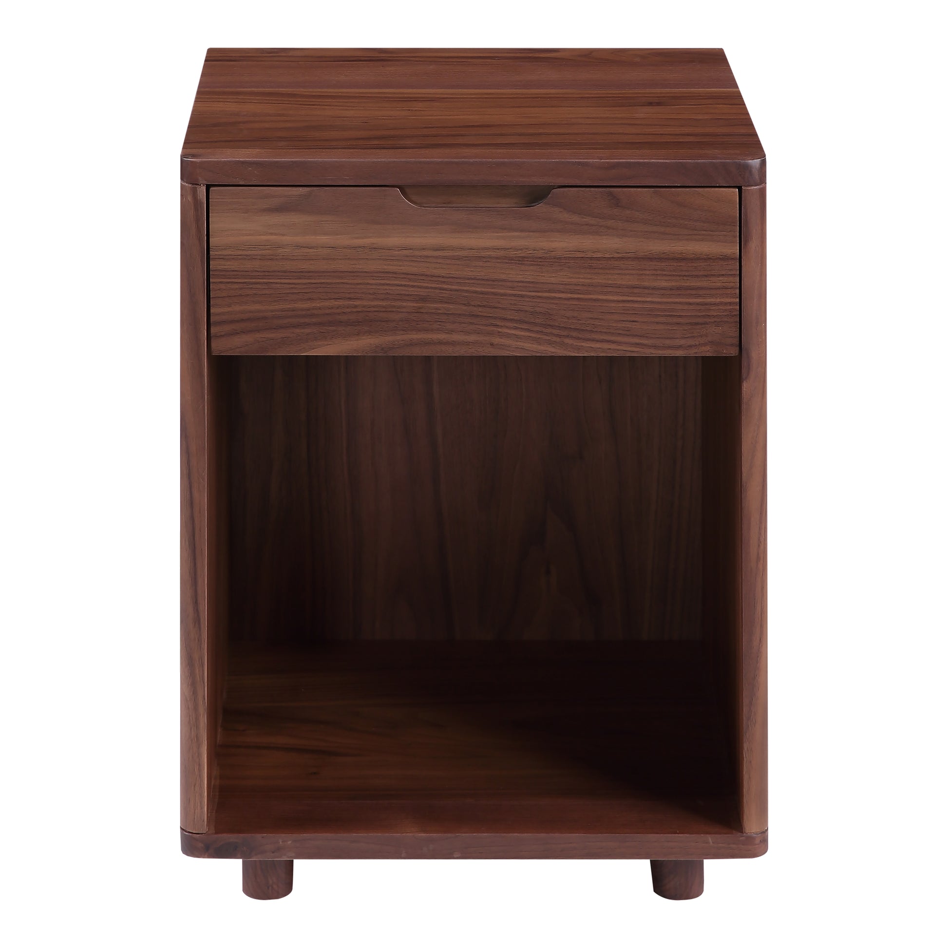 Osamu Walnut Nightstand By Moe's Home Collection | Nightstands | Modishstore - 1