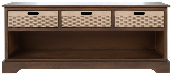 Safavieh Landers 3 Drawer Storage Bench | Benches | Modishstore - 5