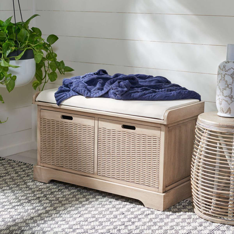 2 basket deals storage bench