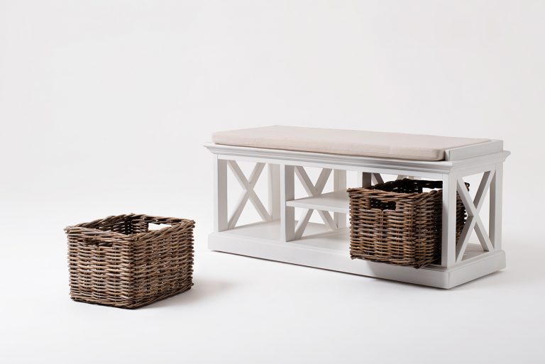 Bench & Basket Set By Novasolo - BE001 | Benches | Modishstore - 2