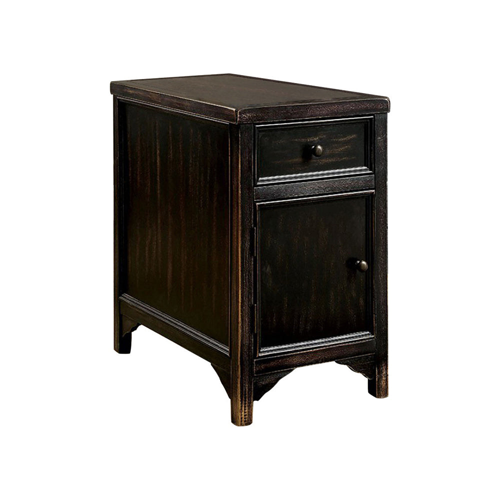 Traditional Style Three Drawer Desk With Oversized Cabriole Legs, Brown By Benzara | Side Tables | Modishstore - 2