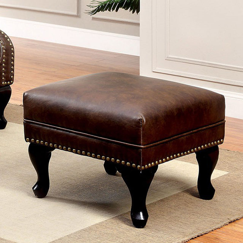 Vaugh Traditional Style Ottoman By Benzara | Ottomans |  Modishstore 