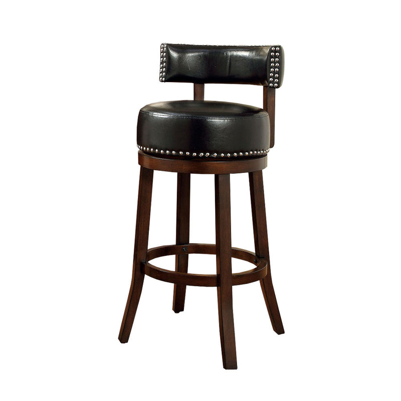 Shirley 29" Barstool Withpu Cushion, Black Finish, Set Of 2 By Benzara | Bar Stools |  Modishstore 