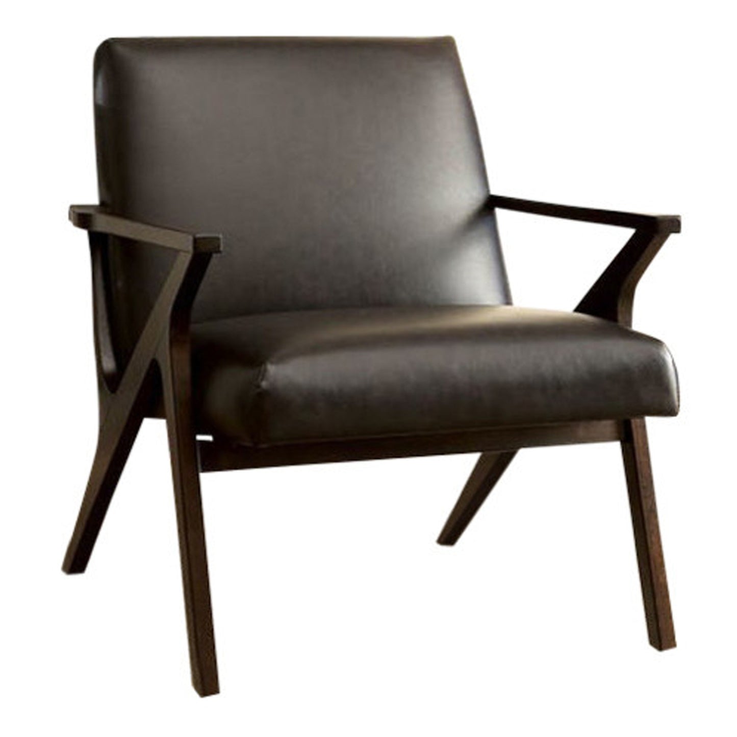 Dubois Contemporary Chair In Brown Finish By Benzara | Lounge Chairs |  Modishstore  - 2