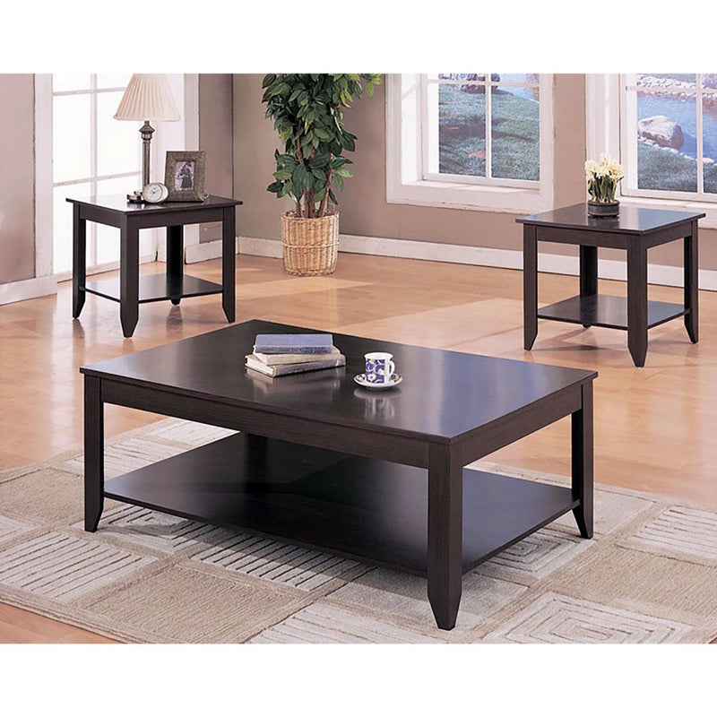 Amazingly Designed 3 Piece Occasional Table Set, Brown  By Benzara | Coffee Tables |  Modishstore 