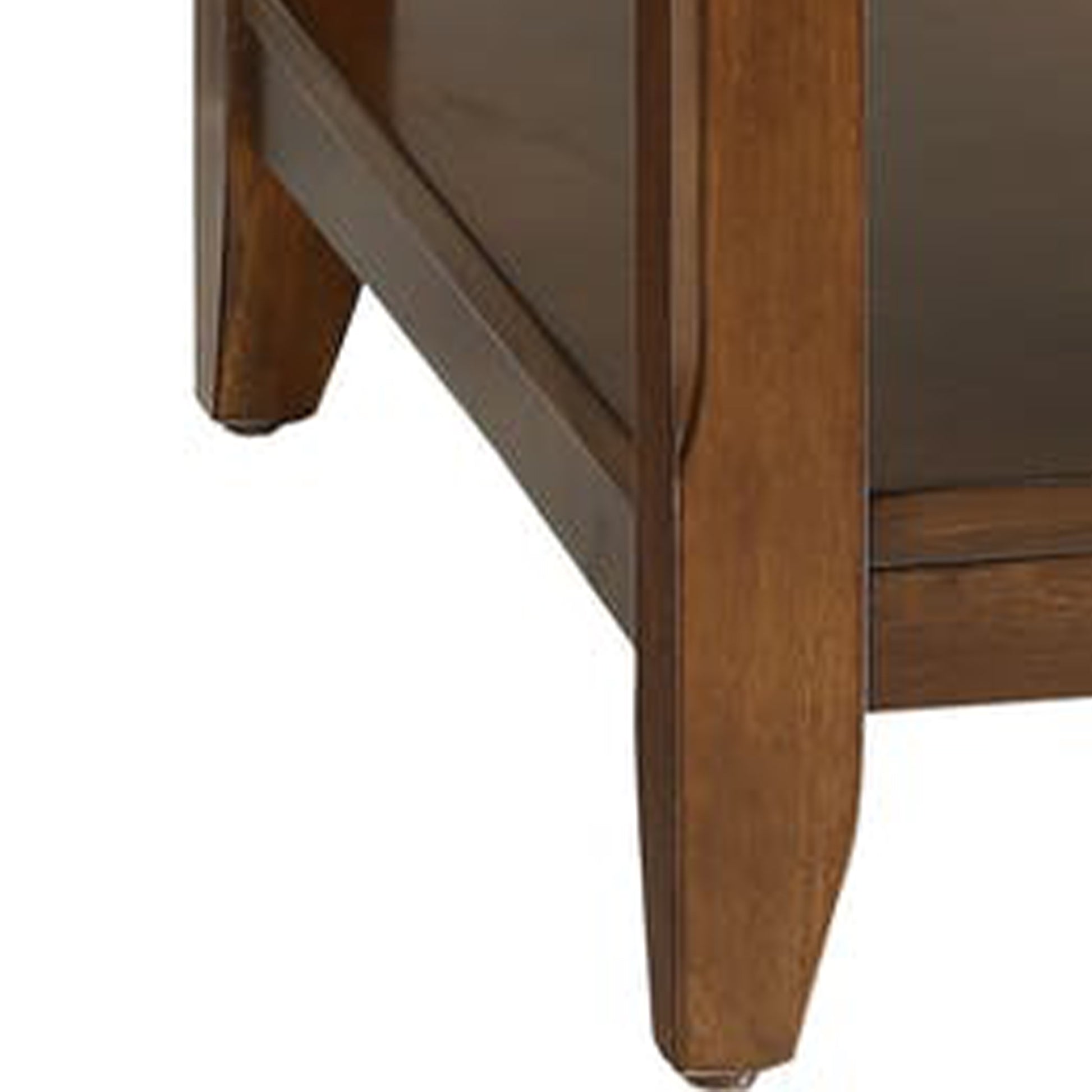 Smart Looking Side Table, Walnut Brown By Benzara | Side Tables | Modishstore - 4