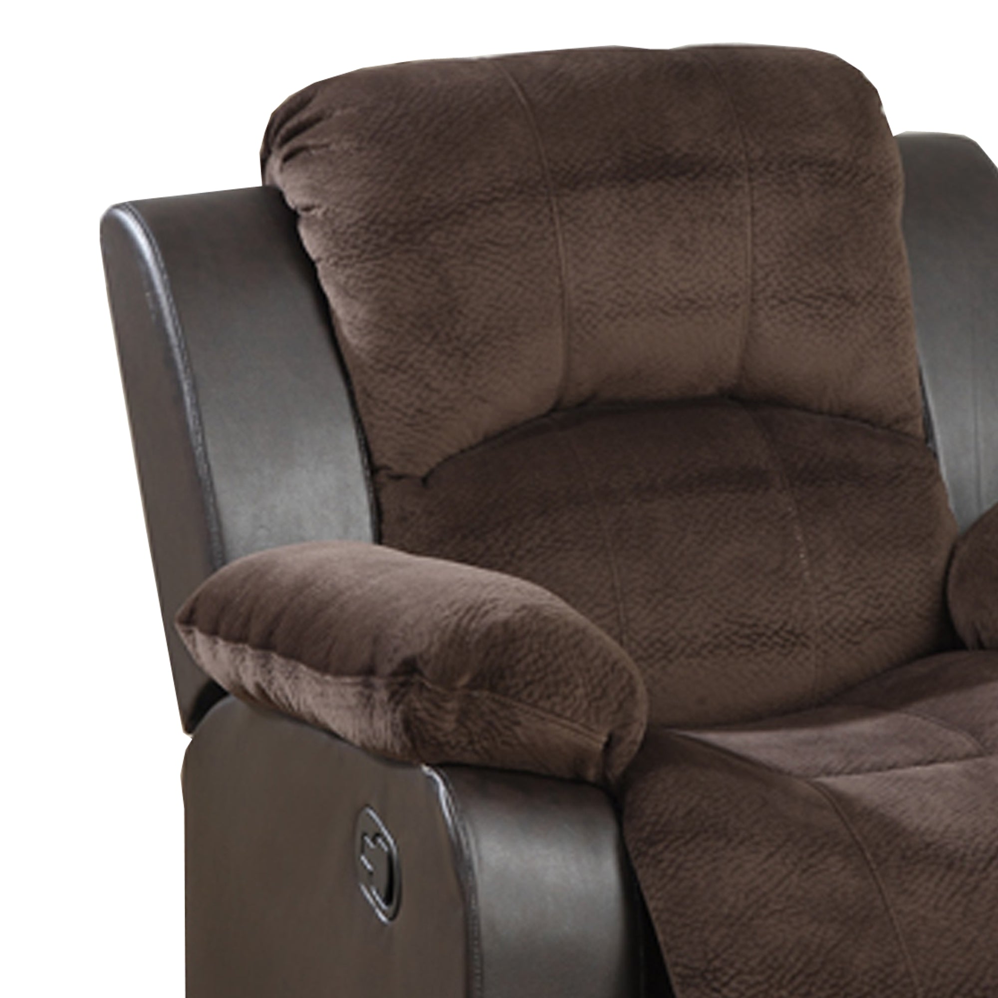 Suede rocker recliner discount