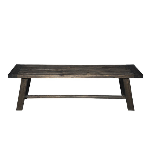 Bench In Acacia Wood Gray  By Benzara | Stools & Benches |  Modishstore 