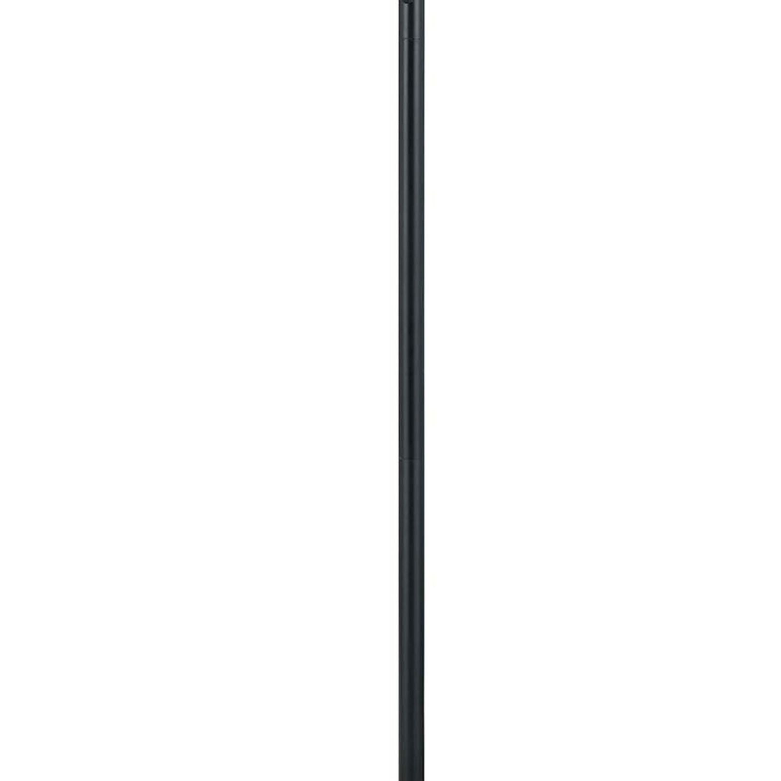 80 Watt Metal Floor Lamp With Dual Gooseneck And Uno Style Shades, Black By Benzara | Floor Lamps |  Modishstore  - 4