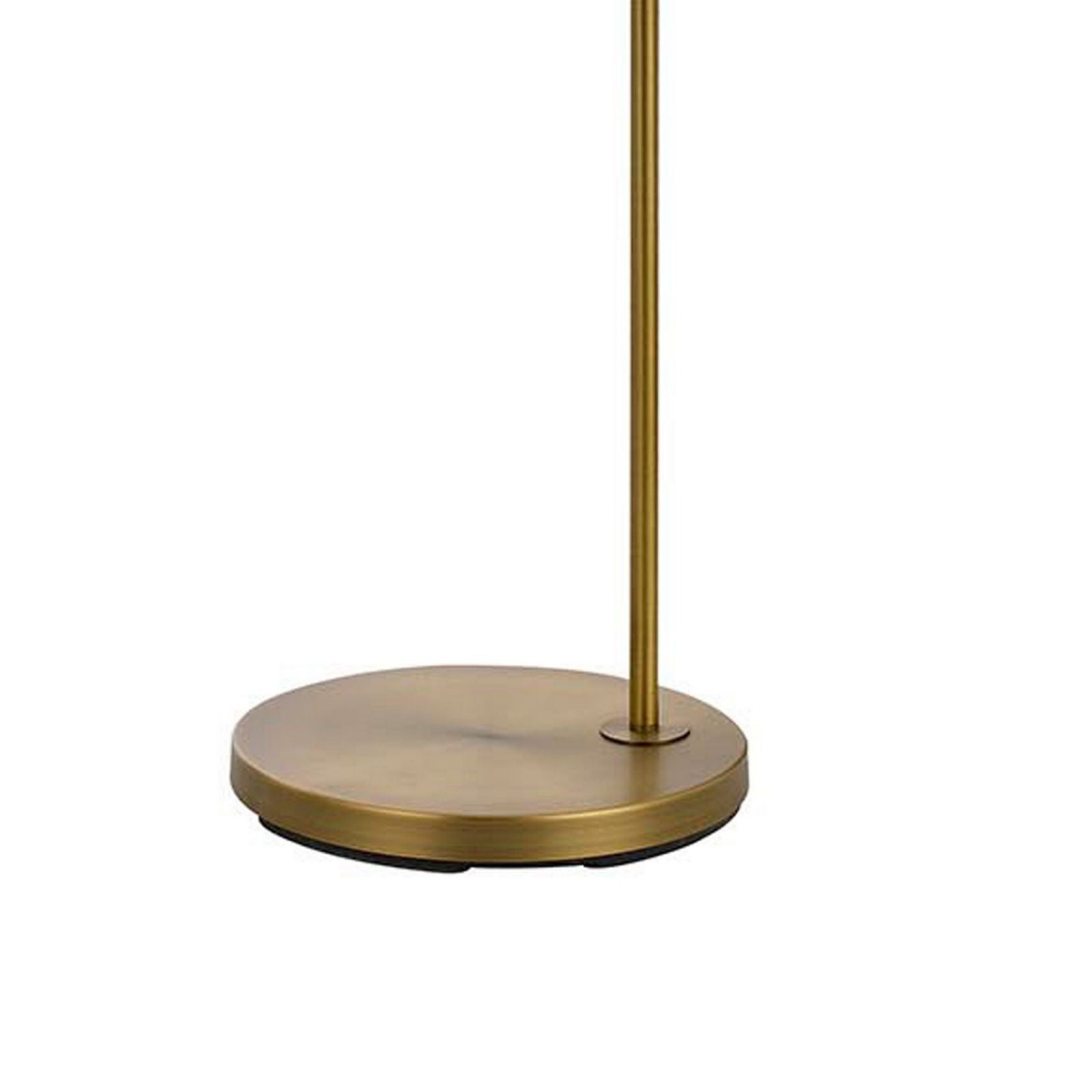 60 Watt Metal Floor Lamp With Gooseneck Shape And Stable Base, Gold By Benzara | Floor Lamps |  Modishstore  - 3