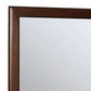 32 Inch Transitional Style Wooden Frame Mirror, Cherry By Benzara | Mirrors |  Modishstore  - 3