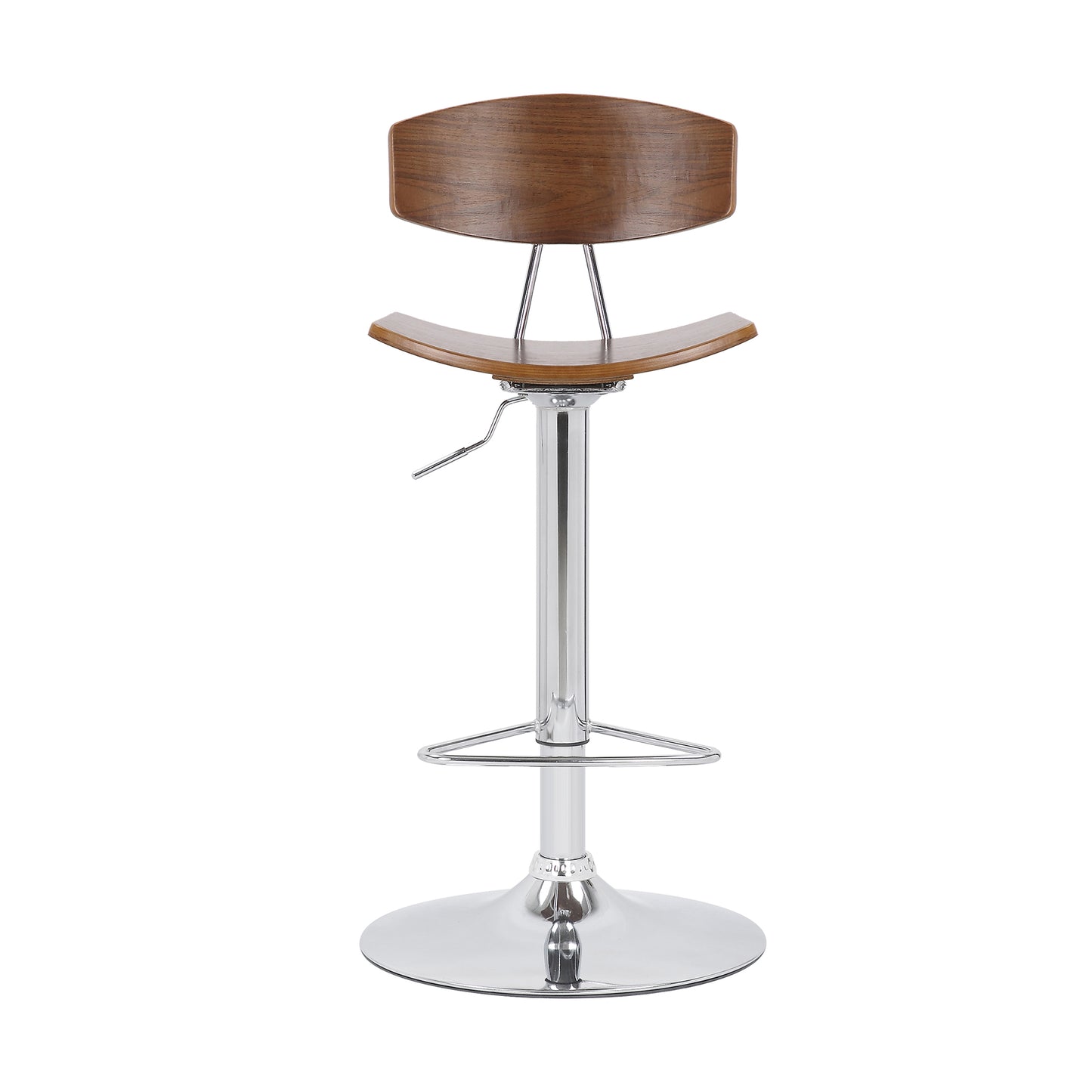 Saddle Seat Metal Barstool With Adjustable Height Brown By Benzara | Bar Stools & Tables | Modishstore - 2