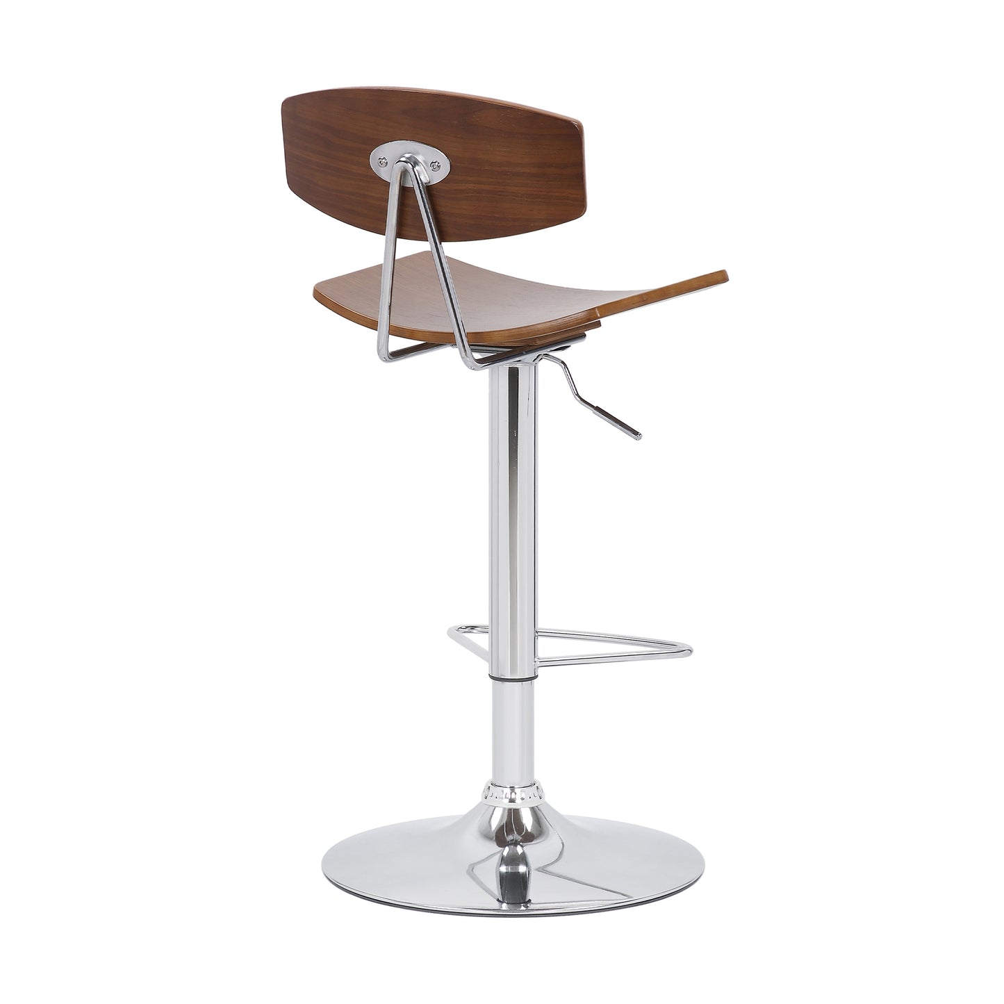 Saddle Seat Metal Barstool With Adjustable Height Brown By Benzara | Bar Stools & Tables | Modishstore - 4