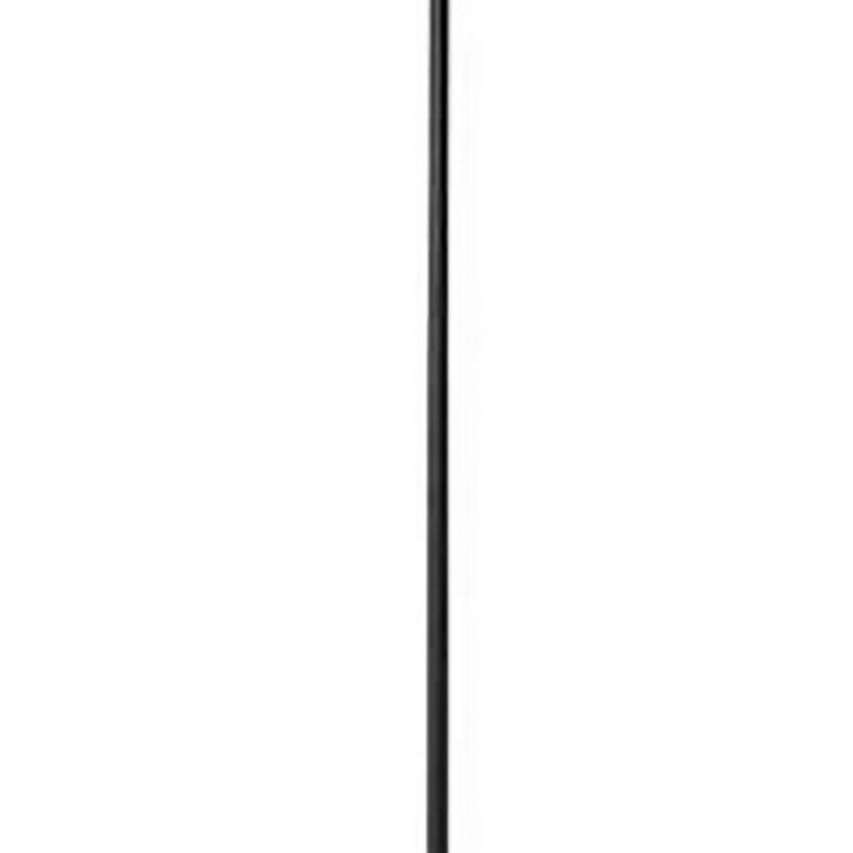 Floor Lamp With Adjustable Torchiere Head And Sleek Metal Body, Black By Benzara | Floor Lamps |  Modishstore  - 4