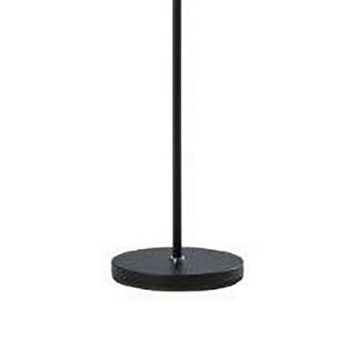 Floor Lamp With Adjustable Torchiere Head And Sleek Metal Body, Black By Benzara | Floor Lamps |  Modishstore  - 3