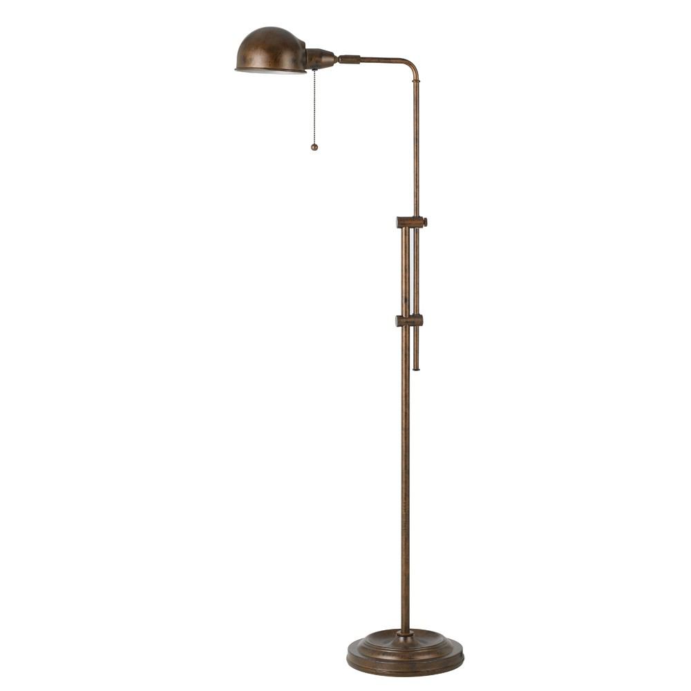 Cal Lighting BO-2441FL-RU 60W Croby Pharmacy Floor Lamp | Modishstore | Floor Lamps