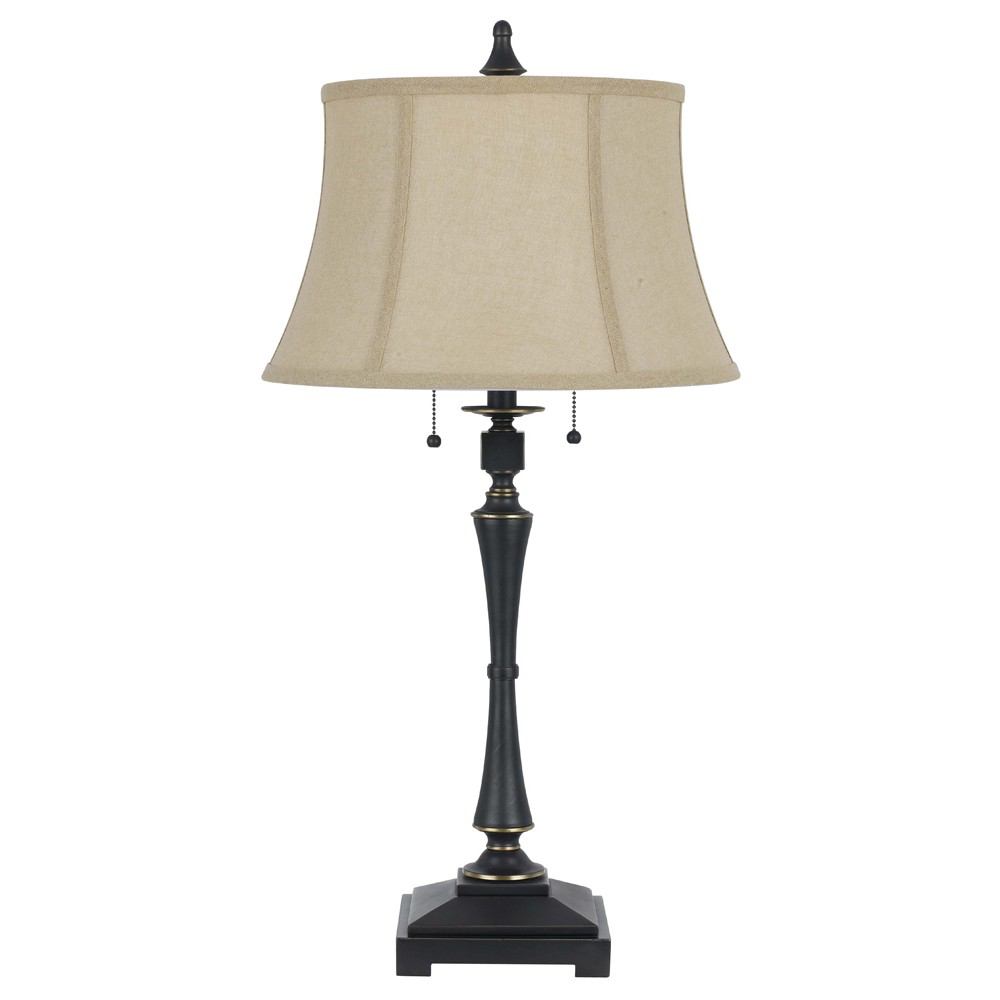 Cal Lighting BO-2443TB 60W X 2 Madison Table Lamp | Modishstore | Table Lamps