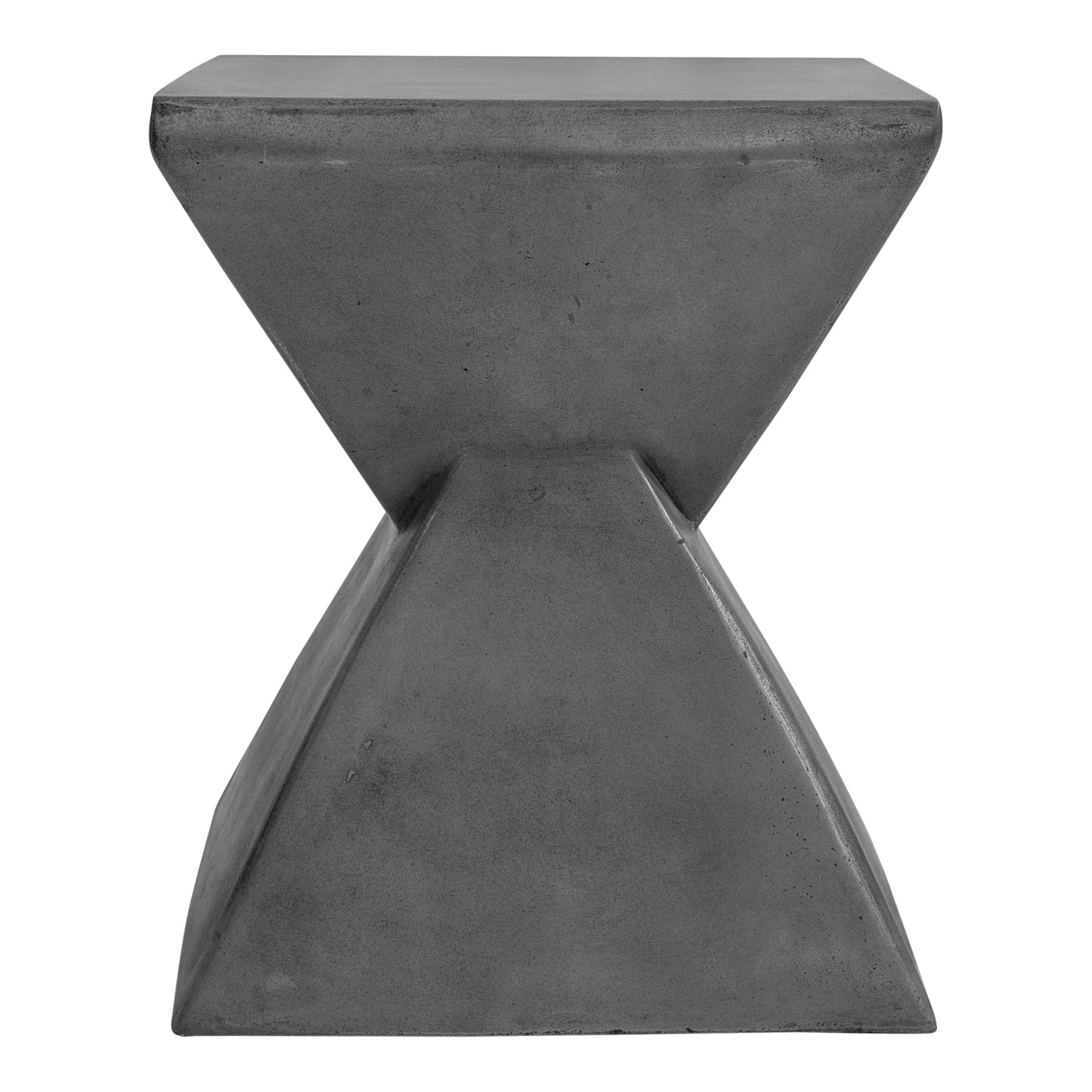 Xero Concrete Stool Lava Grey By Moe's Home Collection | Outdoor Stools & Benches | Modishstore - 1