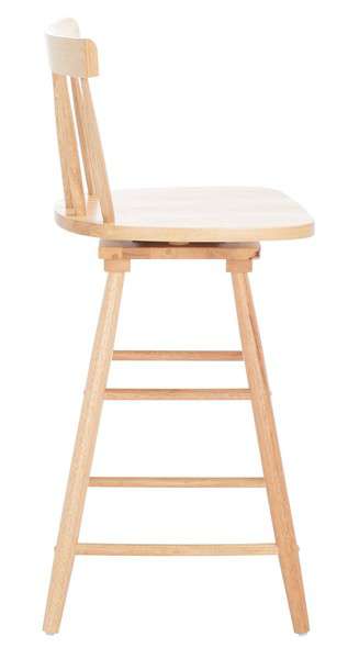 Safavieh Tage Swivel Counter Stool - Natural | Counter Stools | Modishstore - 3