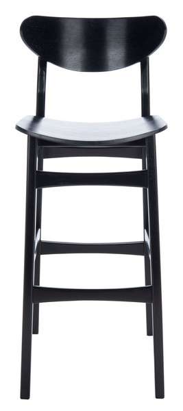 Safavieh Thaxton Bar Stool Set Of 2 - Black | Bar Stools | Modishstore - 2