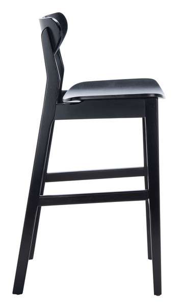 Safavieh Thaxton Bar Stool Set Of 2 - Black | Bar Stools | Modishstore - 3