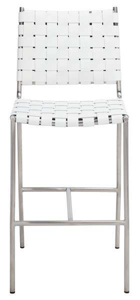 Safavieh Olenna Woven Counter Stool - White | Counter Stools | Modishstore - 2