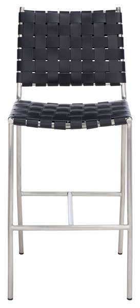 Safavieh Olenna Woven Counter Stool - Black | Counter Stools | Modishstore - 2