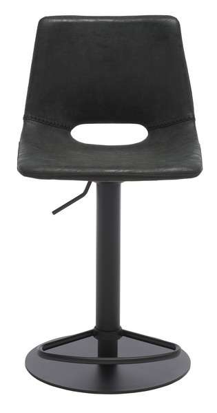 Safavieh Freya Gas Lift Bar Stool - Black | Bar Stools | Modishstore - 2