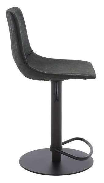 Safavieh Freya Gas Lift Bar Stool - Black | Bar Stools | Modishstore - 3