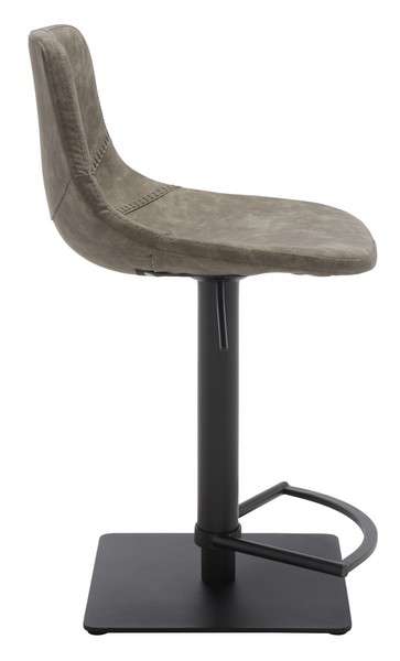 Safavieh Kynlee Gas Lift Barstool - Gray | Bar Stools | Modishstore - 3