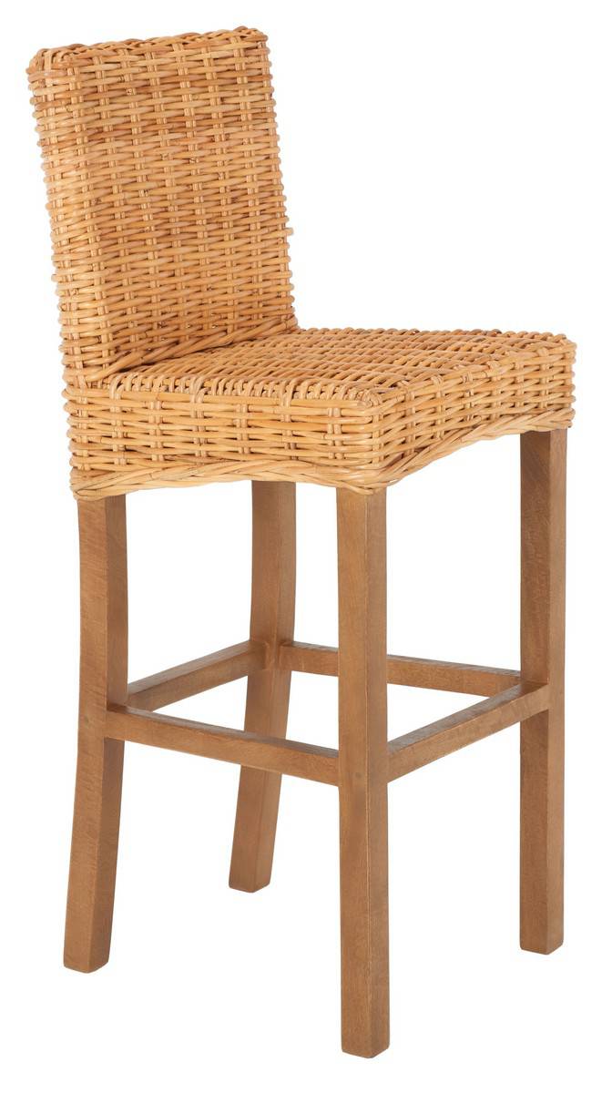 Safavieh tobie rattan bar shop stool