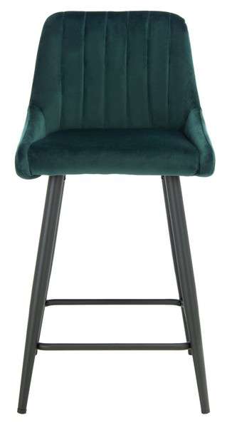 Safavieh Helga Counter Stool - Malachite Green | Counter Stools | Modishstore