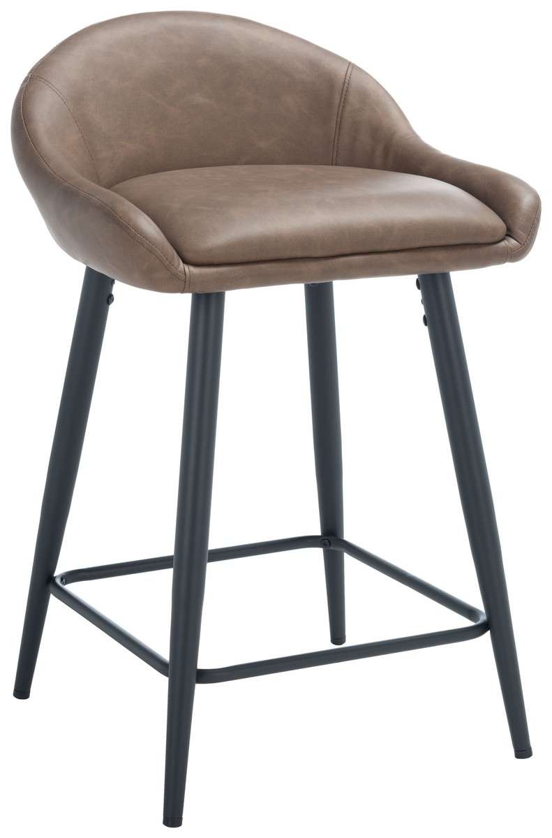 Safavieh Anson Counter Stool - Saddle | Counter Stools | Modishstore - 3